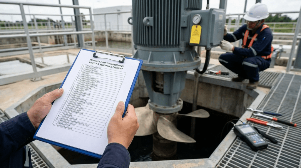 Commissioning Propeller Pump: Startup Checklist and Acceptance Tests